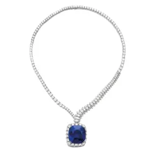 Harry Winston sapphire and diamond necklace