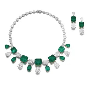 Moussaieff necklace with emeralds