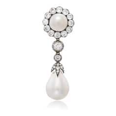 Natural pearl and diamond brooch, circa 1865. Sold in Geneva at Sotheby’s in November 2023 for ca. US$ 990,000. Photo: Sotheby’s.