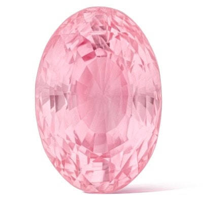 13.17 ct unheated padparadscha sapphire from Ceylon, sold at Christie’s London in November 2024 for ca. US$ 150,000. Photo: Christie’s.
